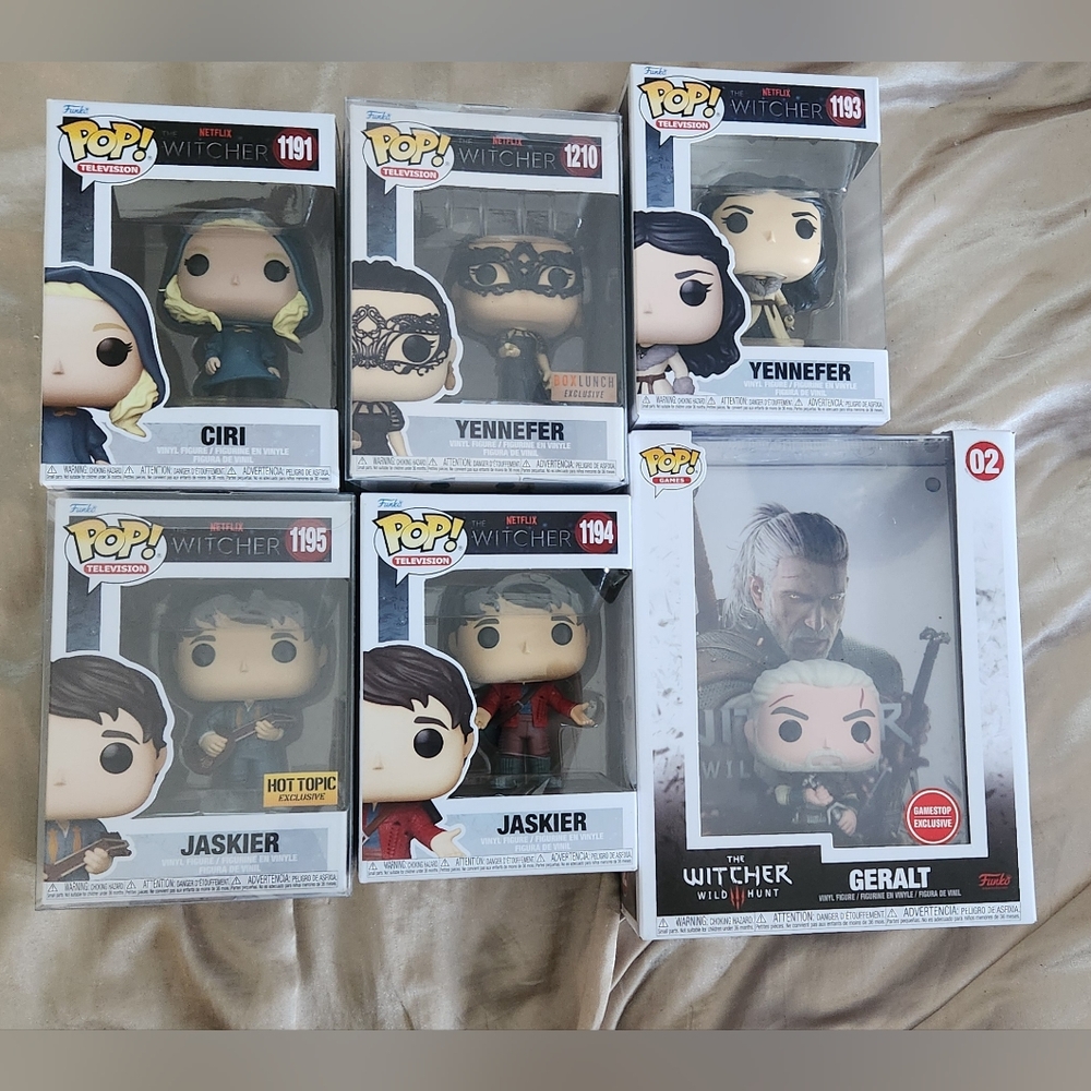 Whitcher Funko Pop Lot